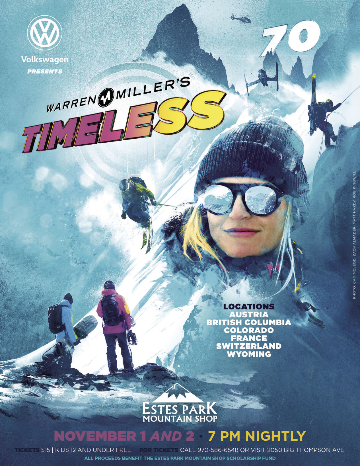 Estes Park Mountain Shop Winter Movie Poster